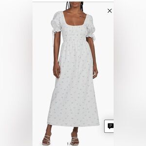 NWOT Charlie Holiday Isabella Midi Dress In Lady Butterfly